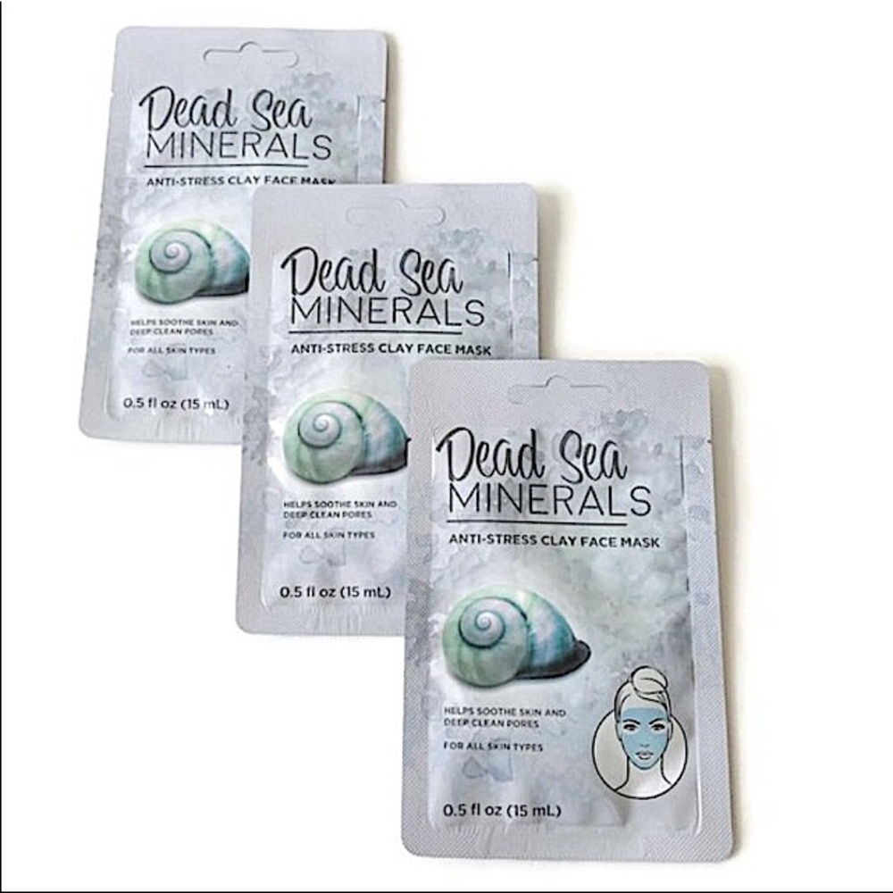 3 Dead Sea Minerals Facial Sheet Mask Creamy Clay